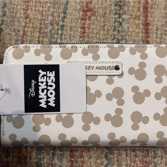 Disney Mickey Mouse Cream and Tan Wallet - Picture 4 of 4